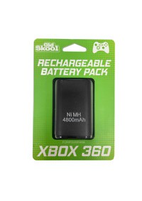 Pile / Batterie Pour Manette Xbox 360 Sans Fil Par Old Skool - Noire